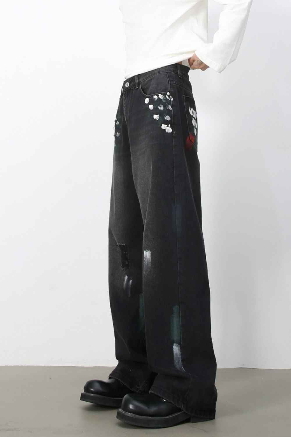 Men's Paint Loose Jeans - Damned Threads
